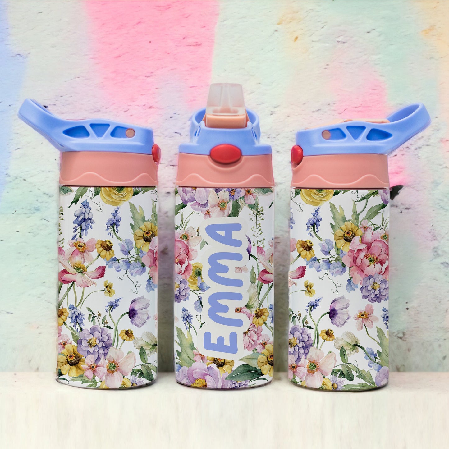 Flower Bloom Kids Water Bottle