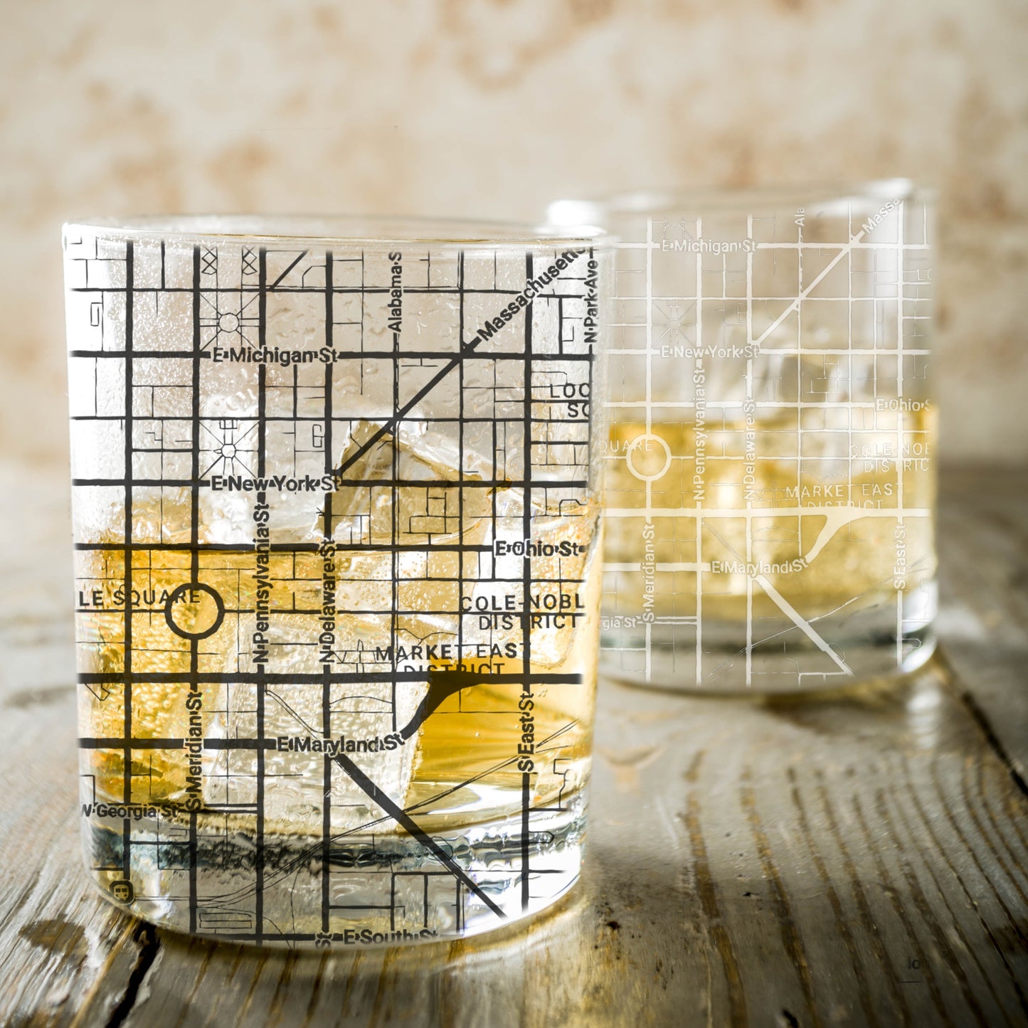 Personalized Map Glass
