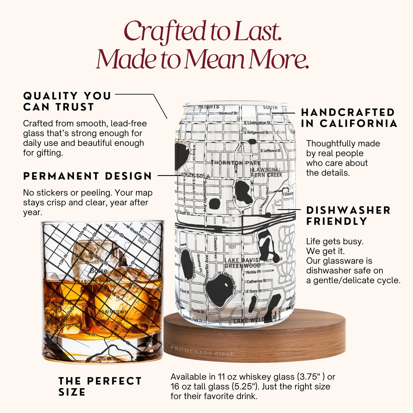 Personalized Map Glass