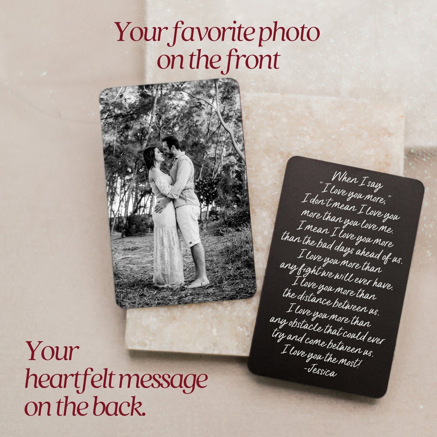 Personalized Metal Wallet Card