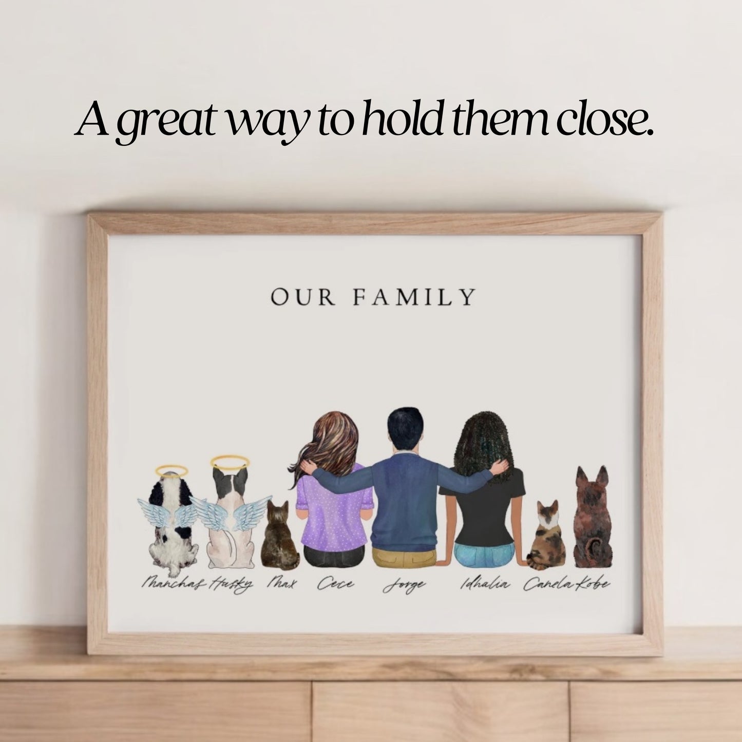 Custom Memorial Portrait Print