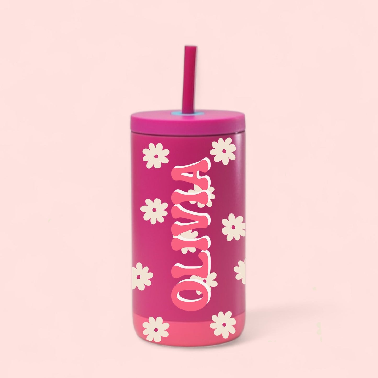 Personalized Daisy Tumbler