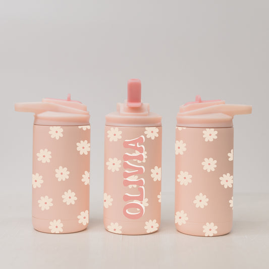 Personalized Daisy Water Bottle