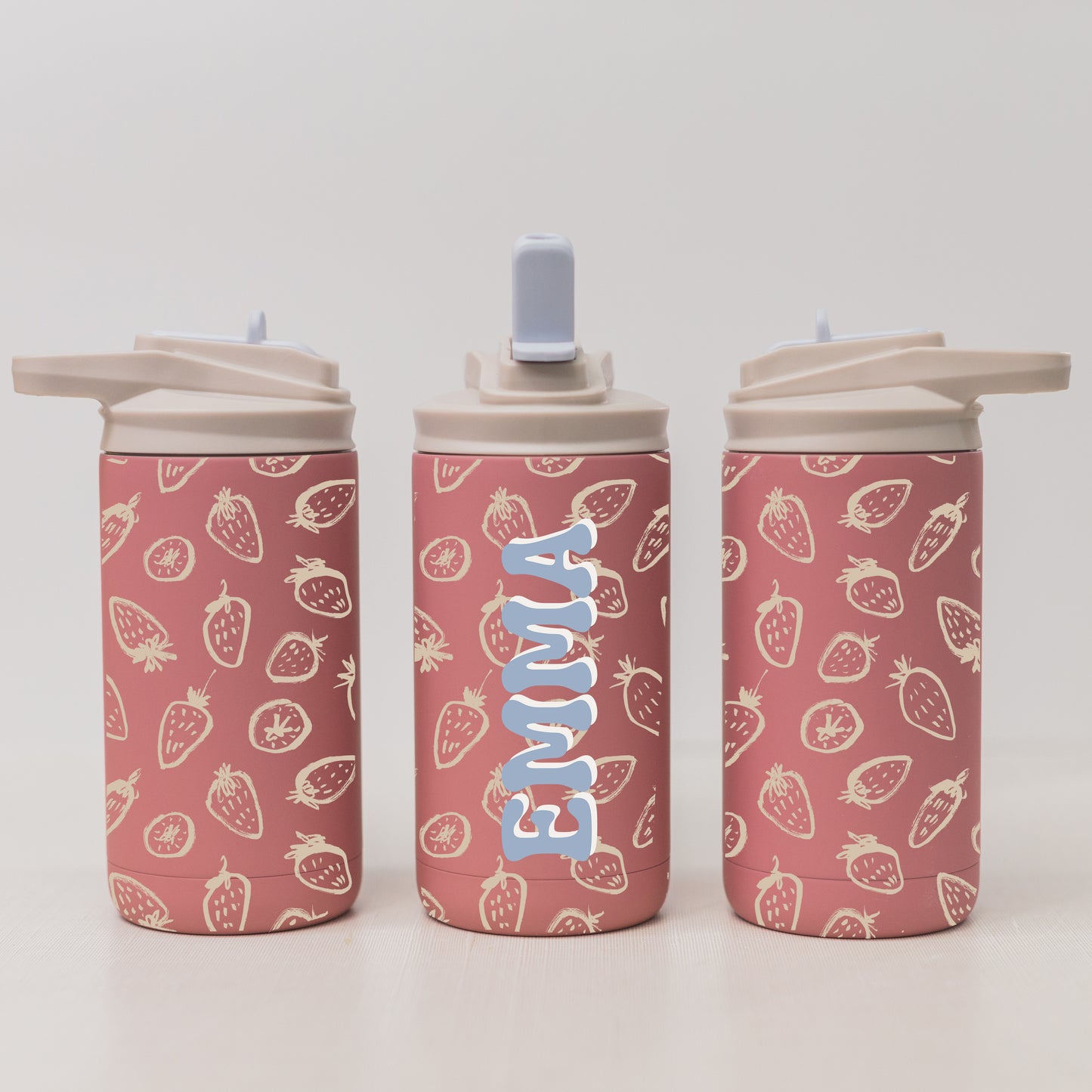 Personalized Strawberry Refresher Water Bottle