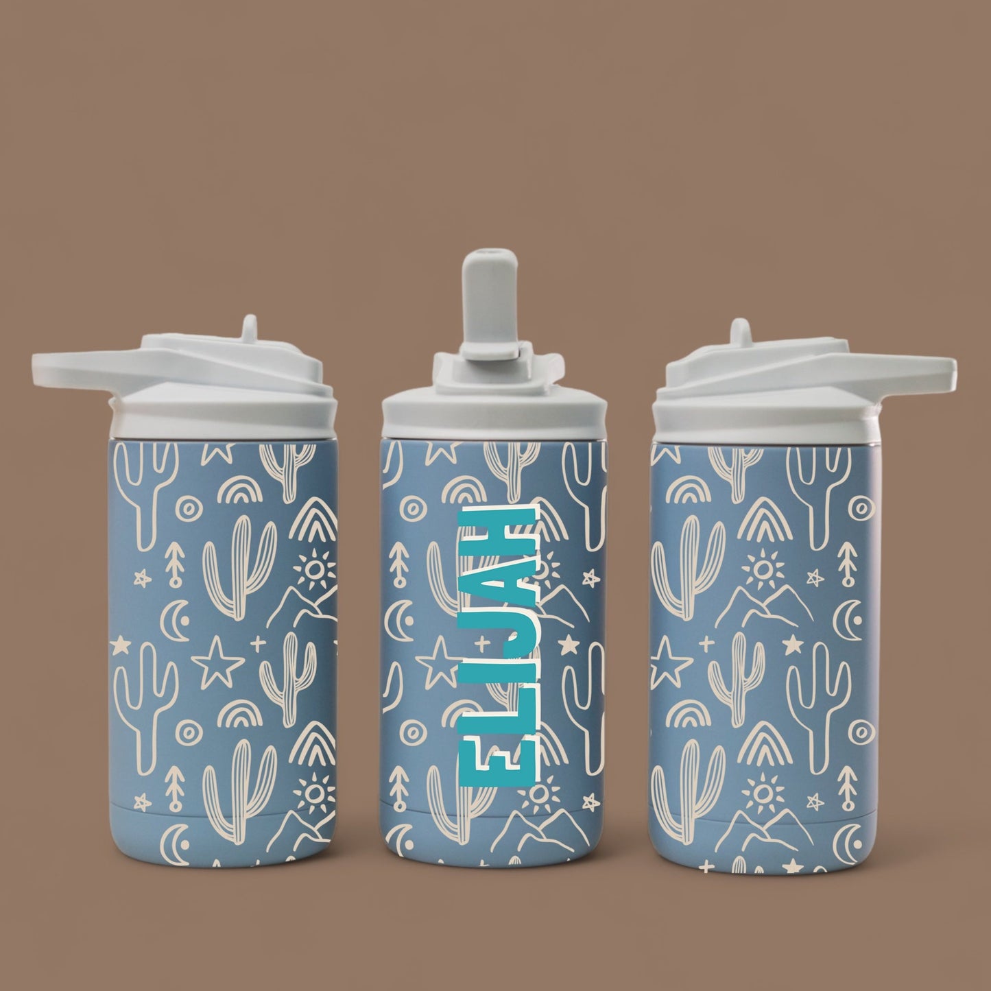 Personalized Desert Cactus Water Bottle