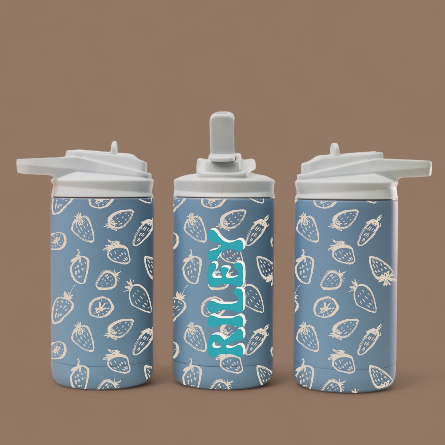Personalized Strawberry Refresher Water Bottle