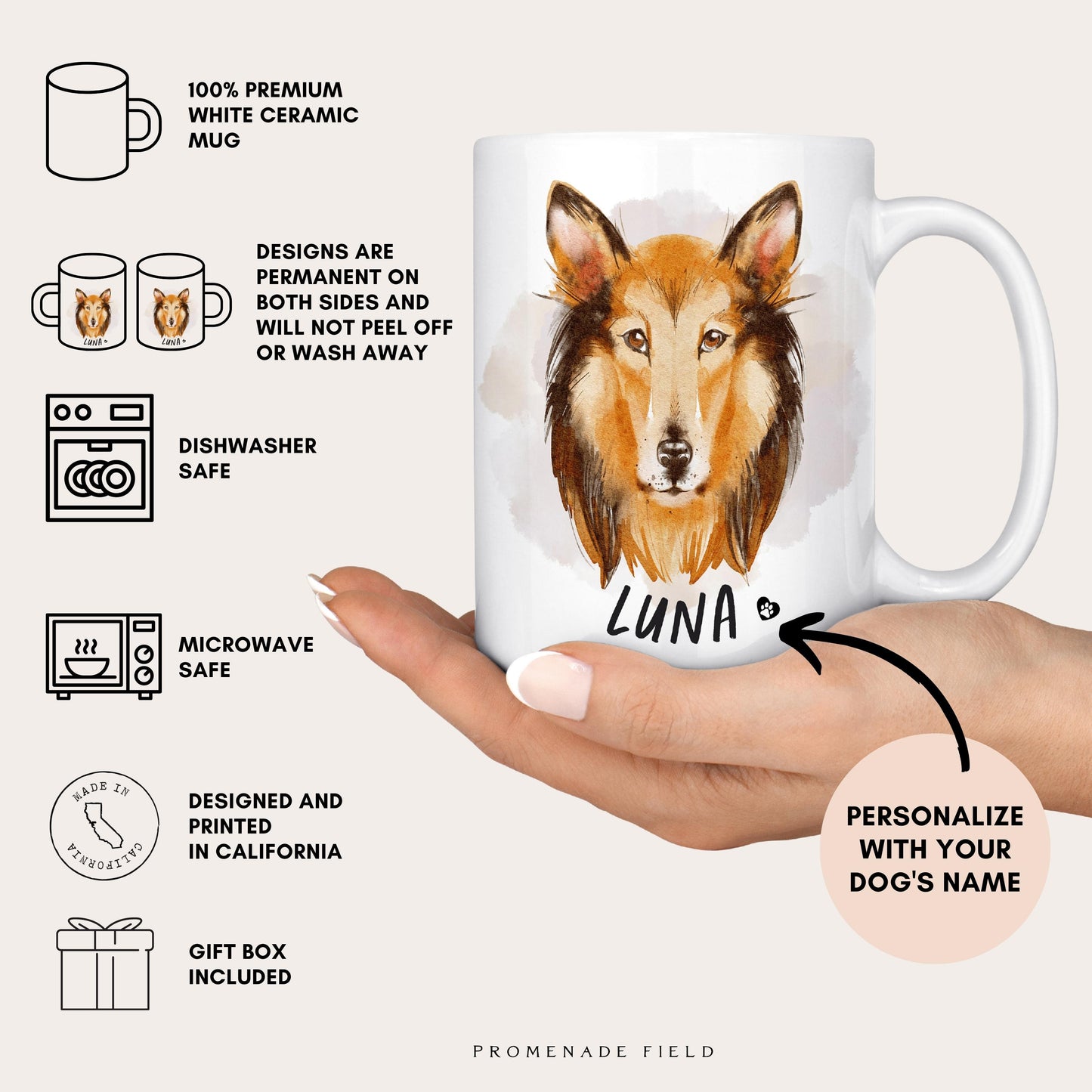 Collie Mug