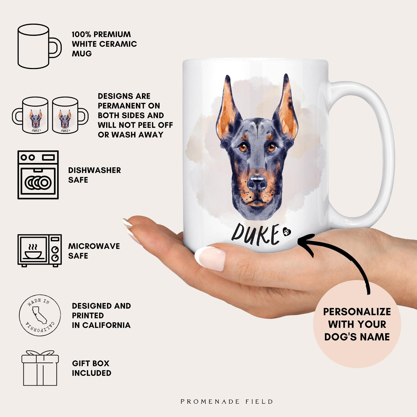 Doberman Mug