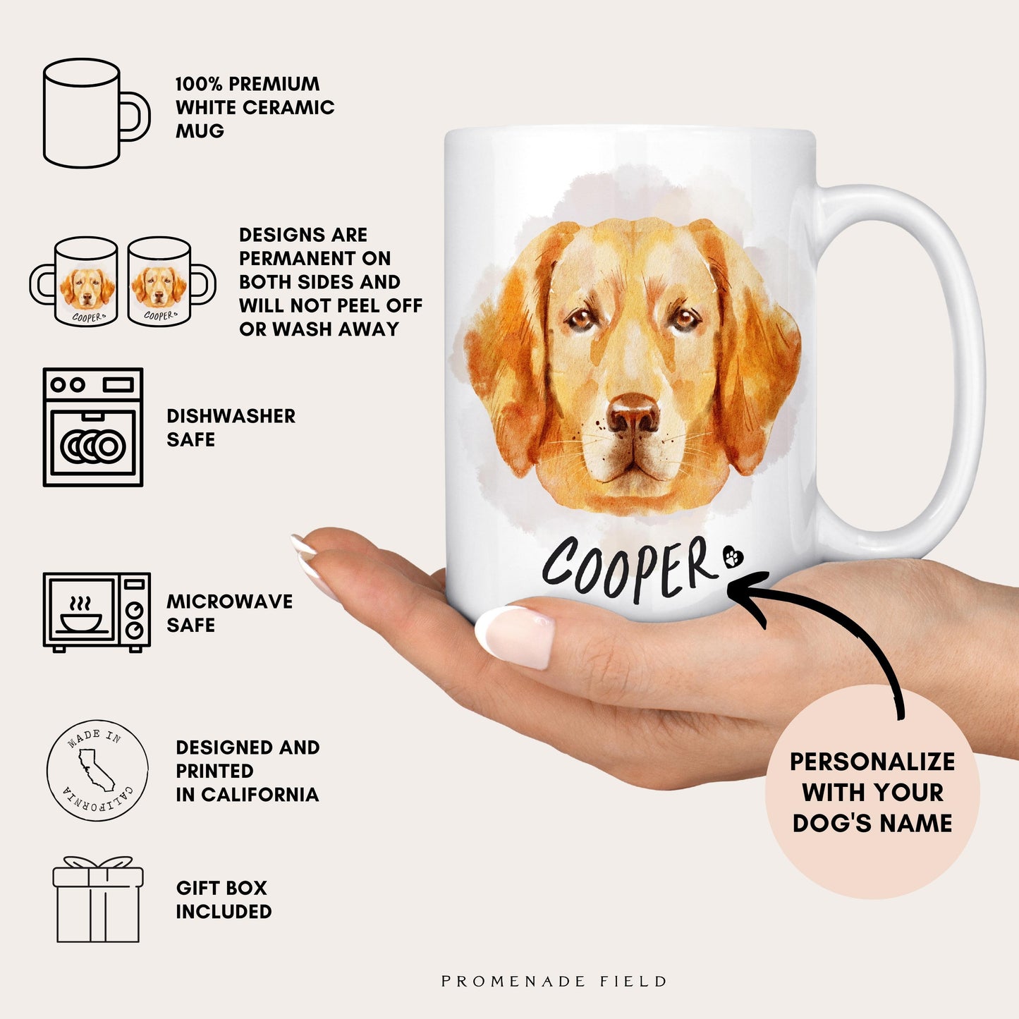 Golden Retriever Mug