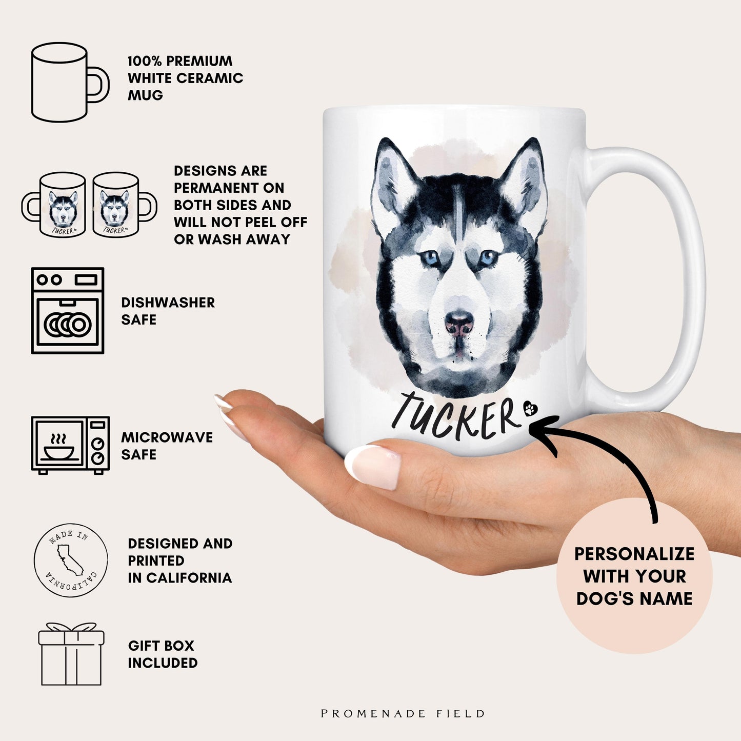 Husky Mug