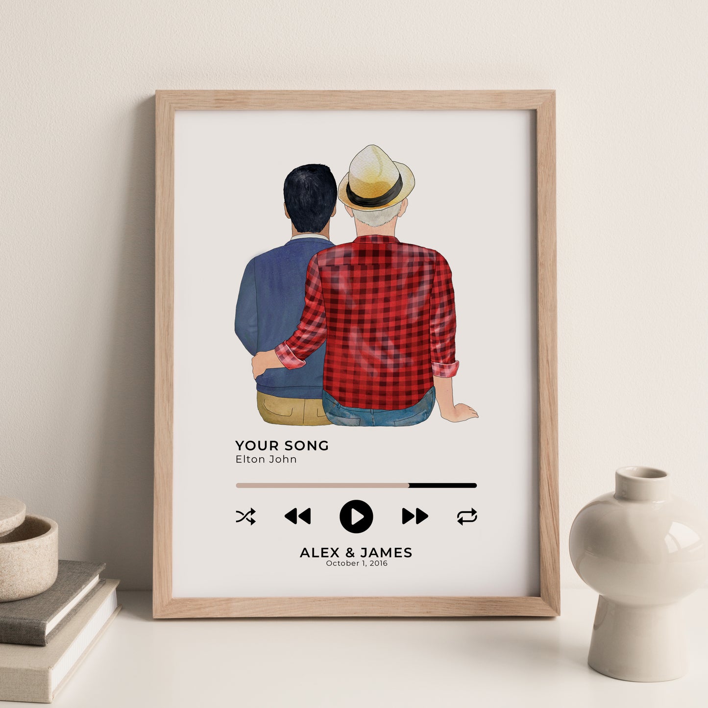 Couples Wall Print (Song Edition)