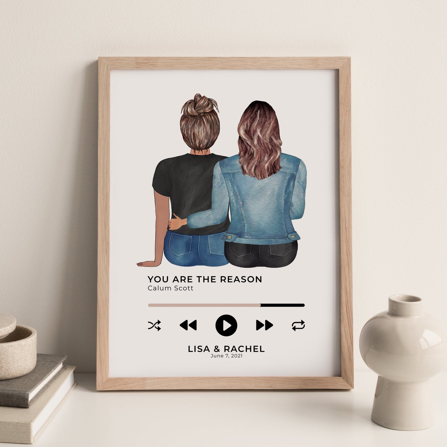 Couples Wall Print (Song Edition)