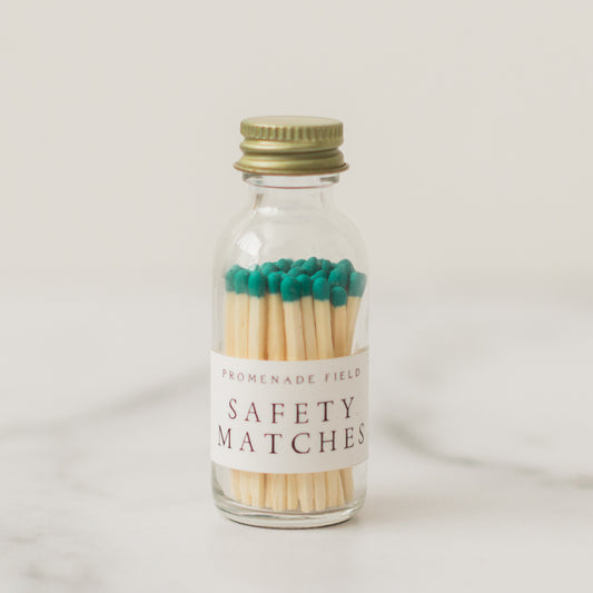 Teal Safety Matches