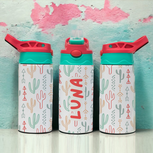 Cactus Cooler Kids Water Bottle