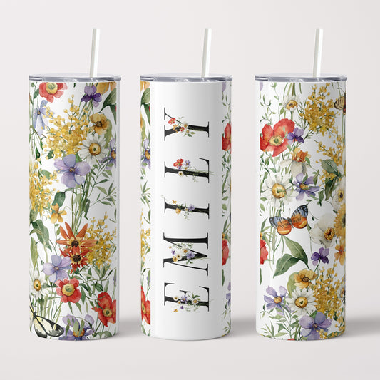 Floral Blossom Tumbler