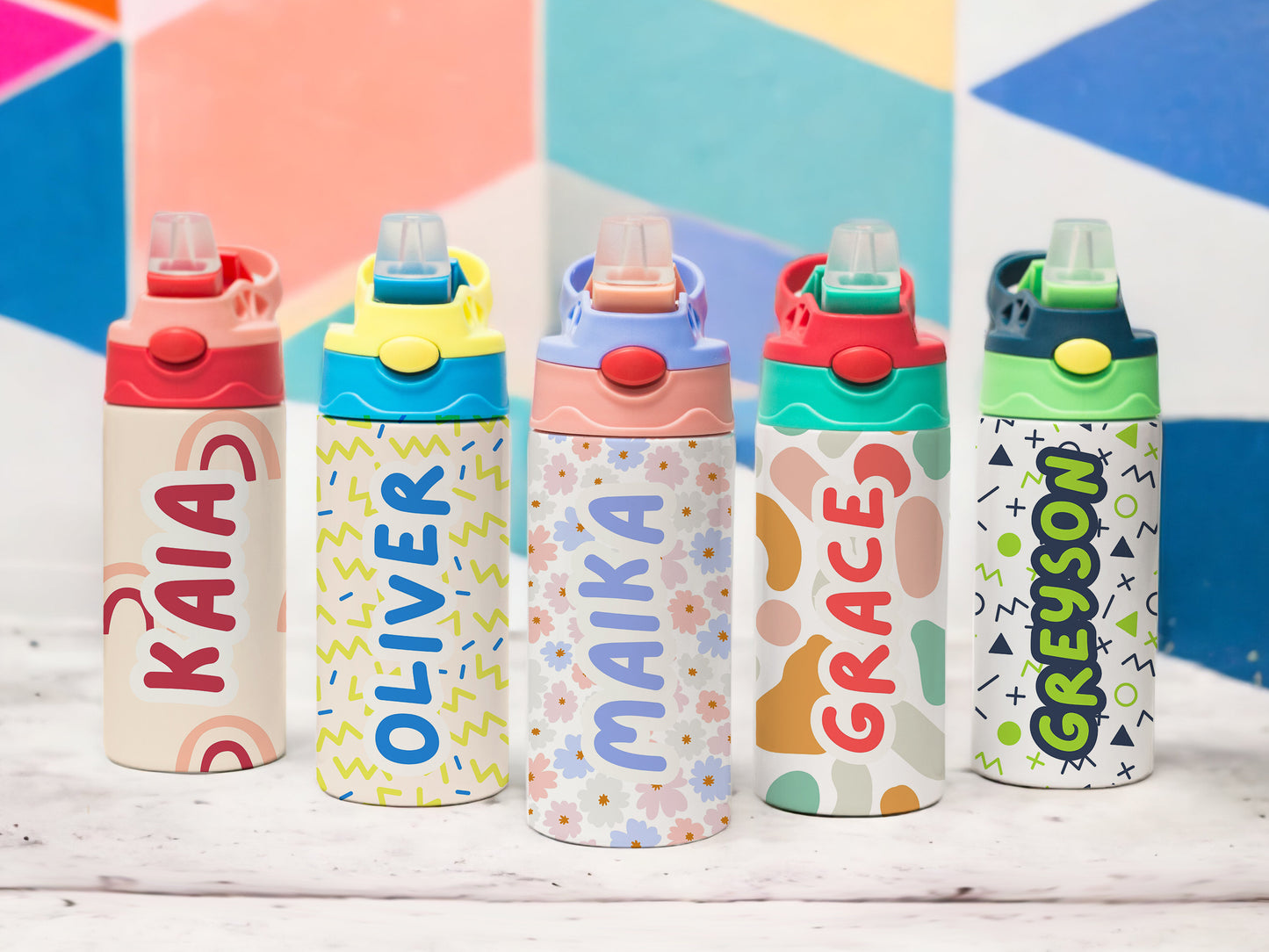 Rainbow Refresher Kids Water Bottle