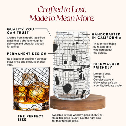Personalized Map Glass