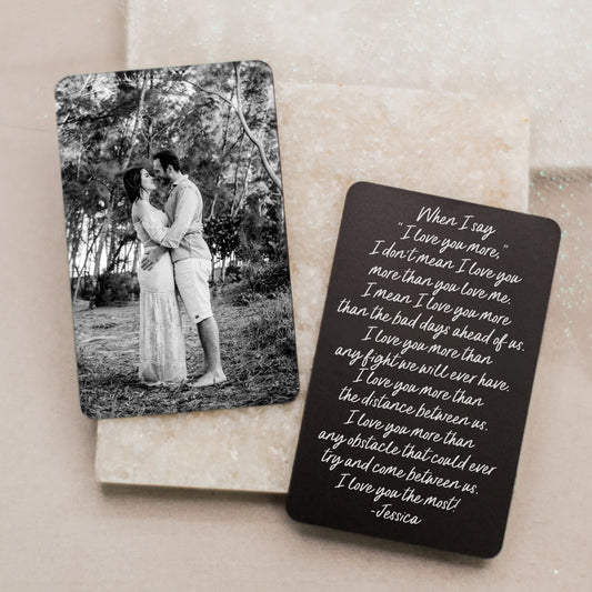 Personalized Metal Wallet Card