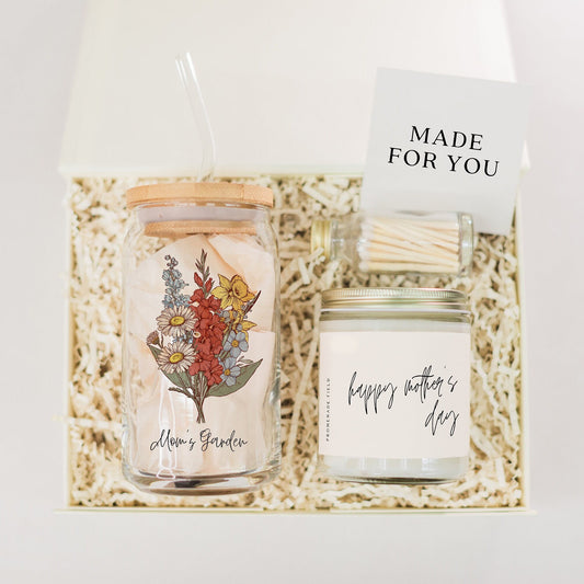 Birth Month Flower Tumbler & Candle Gift Box