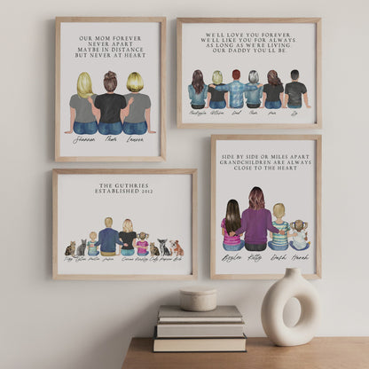 Custom Memorial Portrait Print